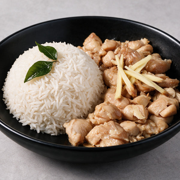 Sesame Ginger Chicken Thigh healthy diet meal by Lazy Diet